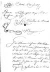 sept 1815, promotion au grade d'adjudant-major (a)