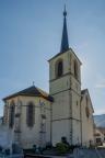 Église néo-gothique de Bourgneuf - chevet  - photo J.F.Dh.